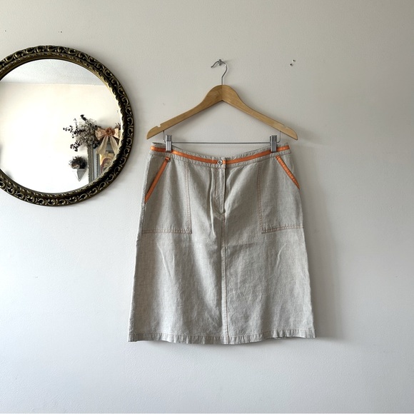 RODIER | High-Rise Linen Skirt - Picture 1 of 5